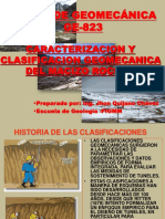 Caracterizacion y Clasificacion Geomecanica Del Macizo Rocoso