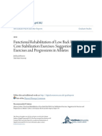 Functional Rehabilitation of Low Back Pain With Core Stabilizatio