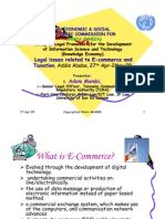 Legal Issues Related To E - Commerce and Taxation