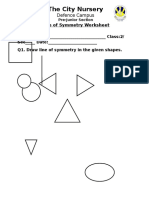 Line of Symmetry Worksheet 2
