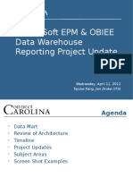 Peoplesoft Epm & Obiee Data Warehouse Reporting Project Update