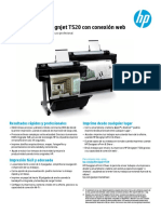 Impresora HP Designjet T520 Con Conexión Web