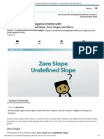 Graphing Undefined Slope, Zero Slope and More - Video & Lesson Transcript - Study1
