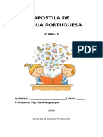 APOSTILA de Língua Portuguesa