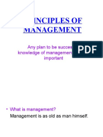 Priniciples of Management