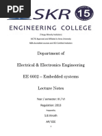 Embedded Systems Notes