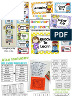 Example of A Clip Chart in Use.: (Includes Behavior Reports and Punch Cards)
