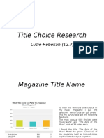 Title Choice Research