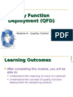 Quality Function Deployment (QFD)