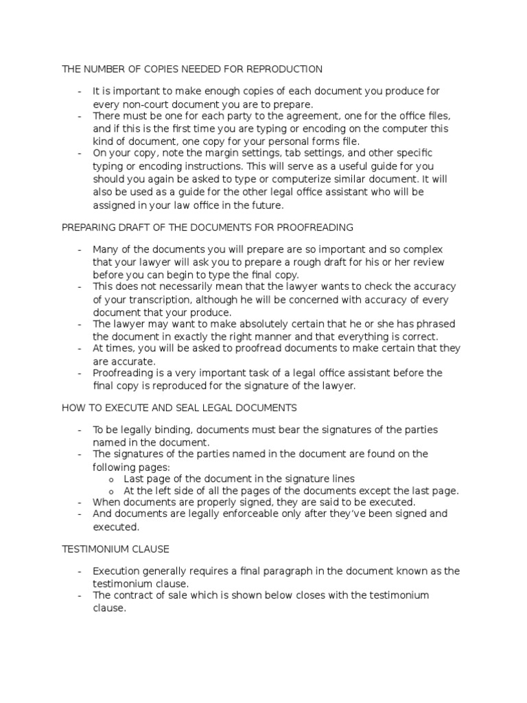 Legal Document Preparation Guidelines | PDF | Affidavit | Seal (Emblem)