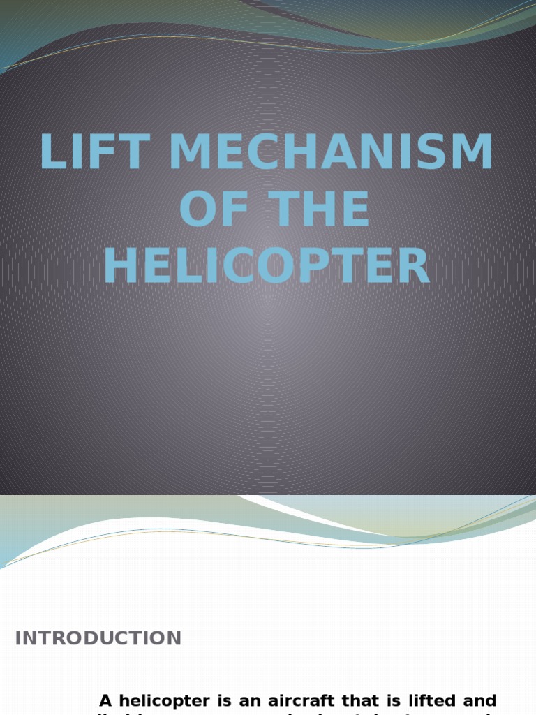 Helicopter Lift PDF Helicopter Rotor Lift (Force)