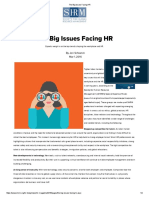 The Big Issues Facing HR
