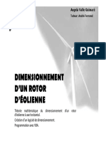 Dimensionnement D Un Rotor D Eolienne