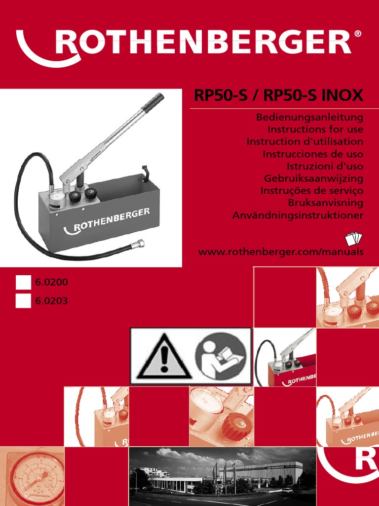 Manual Bomba RP50-S PDF | PDF