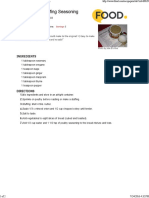 Bells Poultry Stuffing Seasoning Recipe - Food PDF