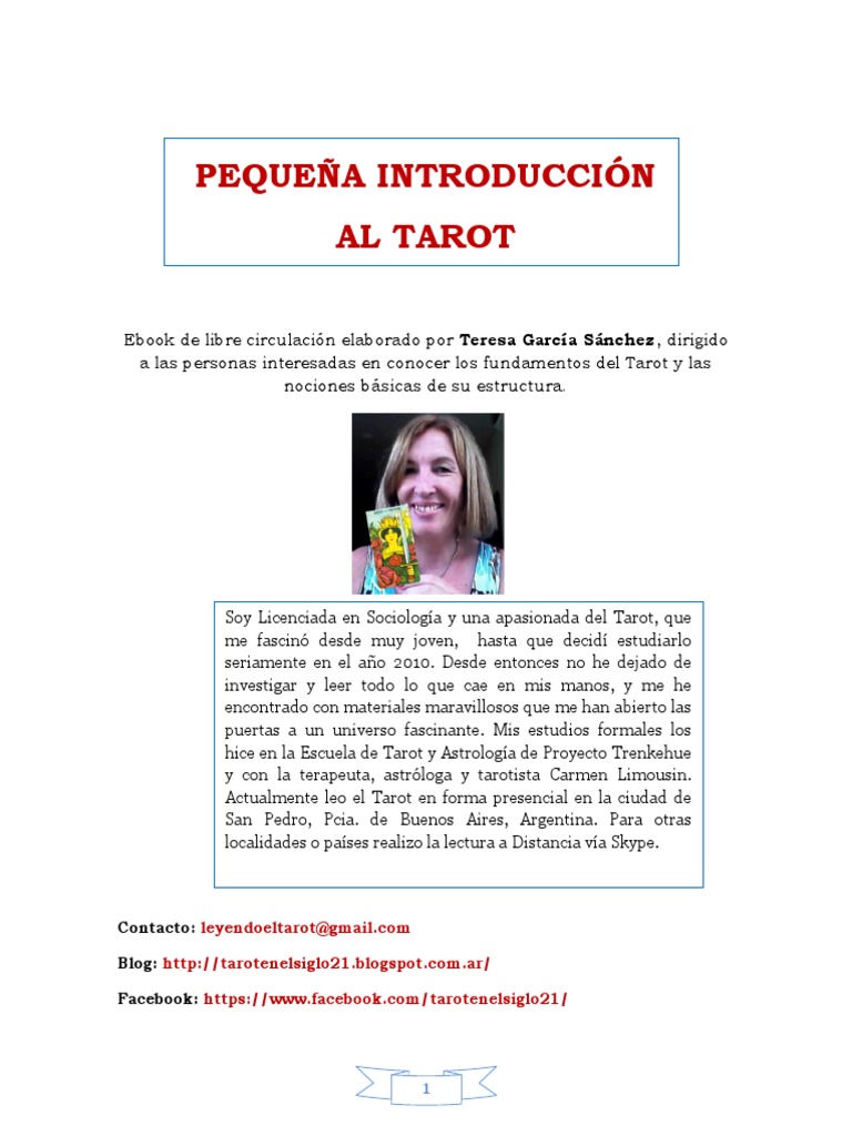 Introducción Práctica al Tarot | PDF | Tarot | Jugando a las cartas
