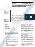NBR 11001 EB 1813 - Tintas de Acabamento Epoxi-Vinilica Poliamina - Semibrilhante