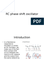 RC Phase Shift Oscillator