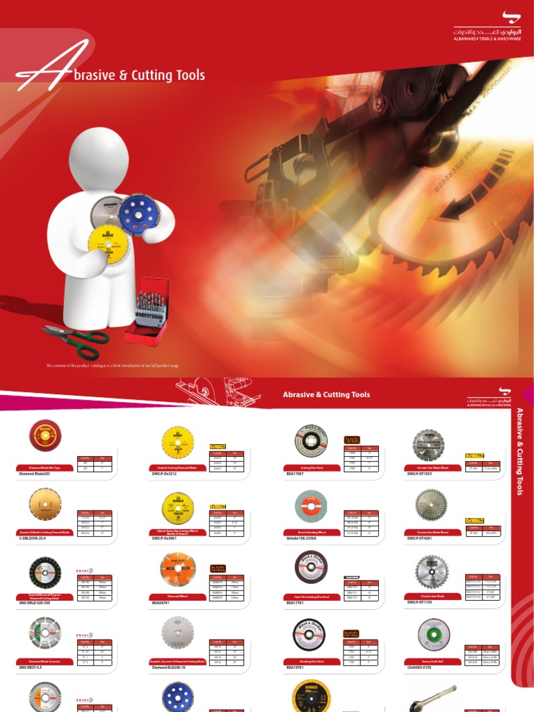Albawardi Tools & Hardware Product Catalogue Featuring Abrasive and