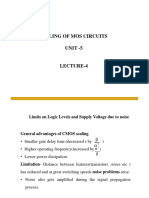 Scaling of Mos Circuits Unit - 5