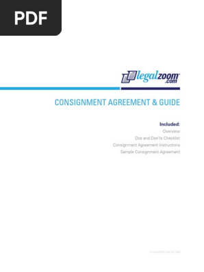 Consignment Agreement