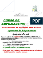 Folder de Empilhadeira Para Ruas