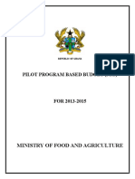 1 Ghana Ministry of Food and Agriculture 2013 PDF