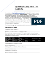 How To Manage Network Using Nmcli Tool in RedHat CentOS 7.x