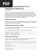 How To Setup SmokePing For Latency Monitoring On Ubuntu 15