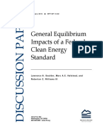 General Equilibrium Impacts of a Federal Clean Energy Standard