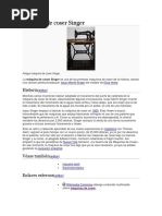 Máquina de Coser Singer