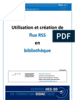 Utilisation Et Création de Flux RSS en Bibliothèque