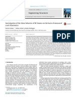 Investigation of the shear behavior of RC beams on the basis of measured crack kinematics