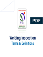 Welding Inspection - Terms, Definitions & Symbols PDF