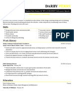 Darby Perry - Resume