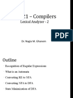 CS 321 - Compilers: Lexical Analyzer - 2