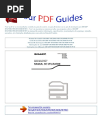 Manual Do Usuário Sharp Mx250e f Fe Mx300e w We p