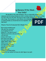 The Big Banana of The Week Ana Sofia!!: Rhyme Time For Everyone!!! (It's Really Fun)