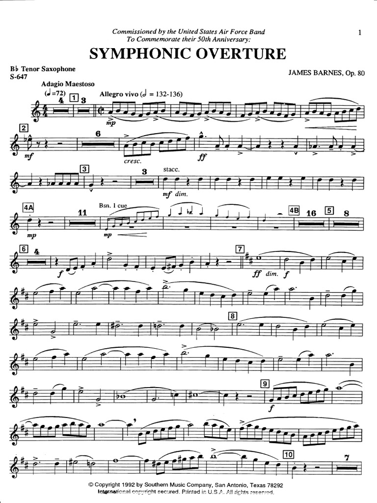 Symphonic Overture | PDF