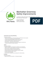 10.17 "Manhattan Greenway Safety Improvements" Presentation