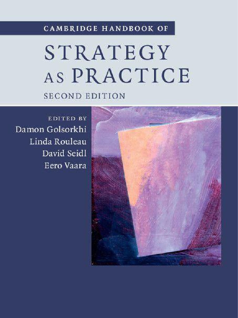 1cambridge Handbook Of Strategy Damon Golsorkhi Linda - 