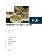 Tarteletitas Vegetarianas