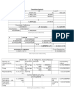 F (Yi-F) 2 X 2 2: Table Showing Uncertainty of Calibration of Lift