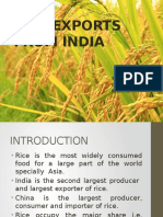 Rice Exports From India