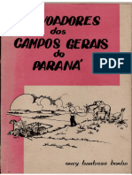 Onei Borba - Povoadores Dos Campos Gerais