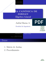 Forma Canónica de Jordan