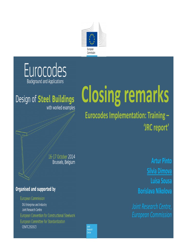 Eurocodes Training Workshop Summary | PDF