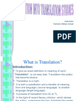 Translation Studies Slides