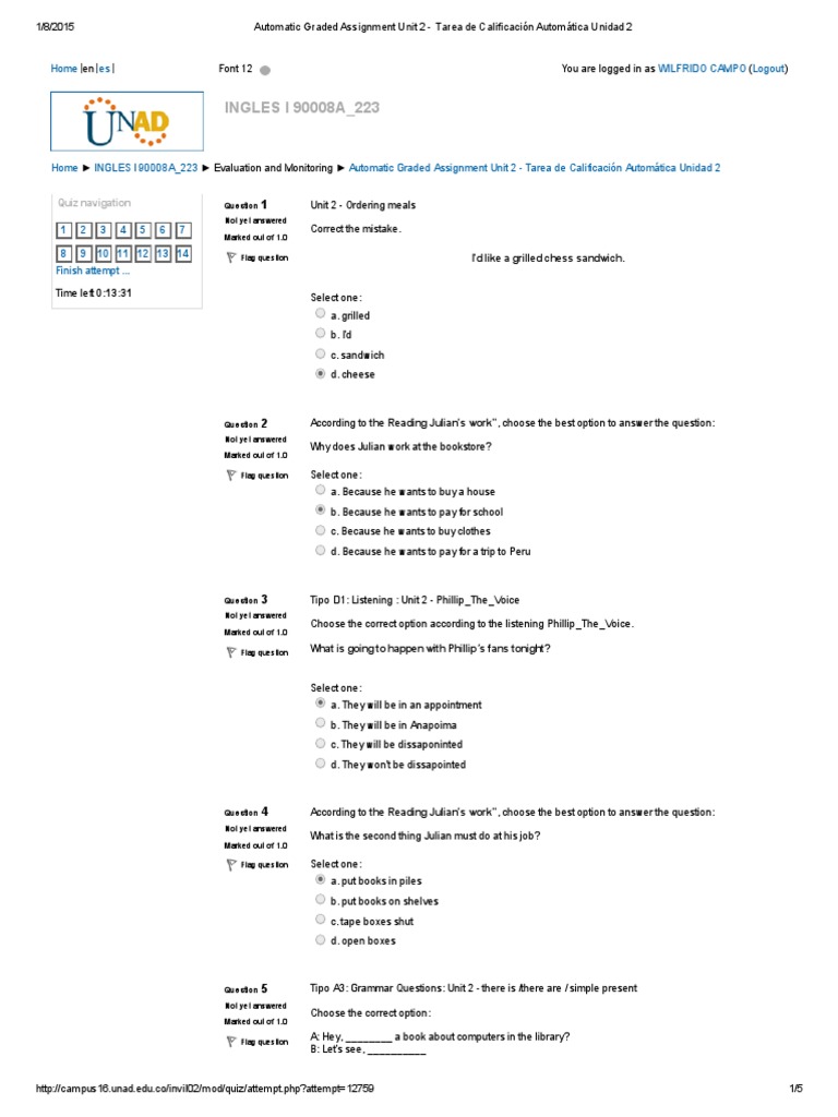 Unit 2 Automatic Graded Assignment | PDF | Rules | Linguistics