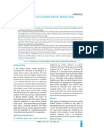 A Study of Refractive Errors On Students of Baroda Medical College